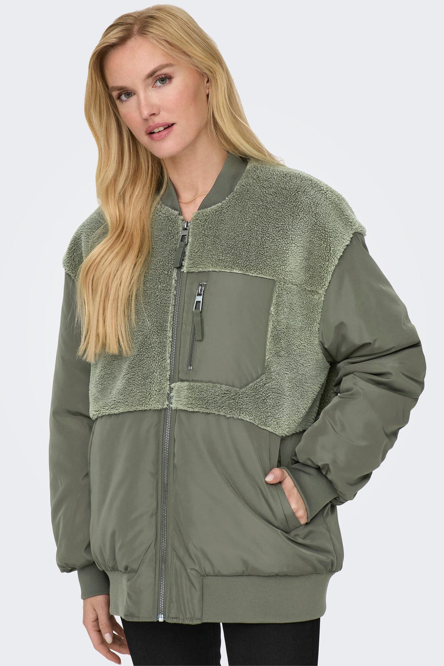 Lange jas Groen - ONLY®