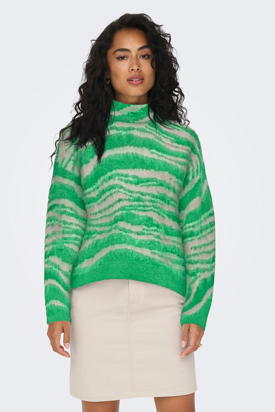 Trui met rolkraag Groen - ONLY®