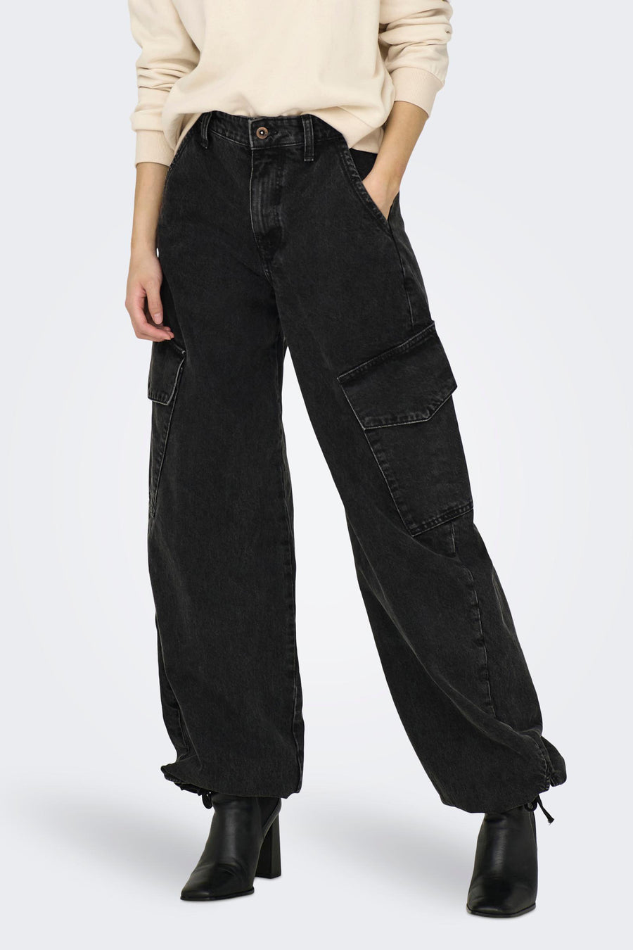 Jeans straight Dark grey denim - ONLY®