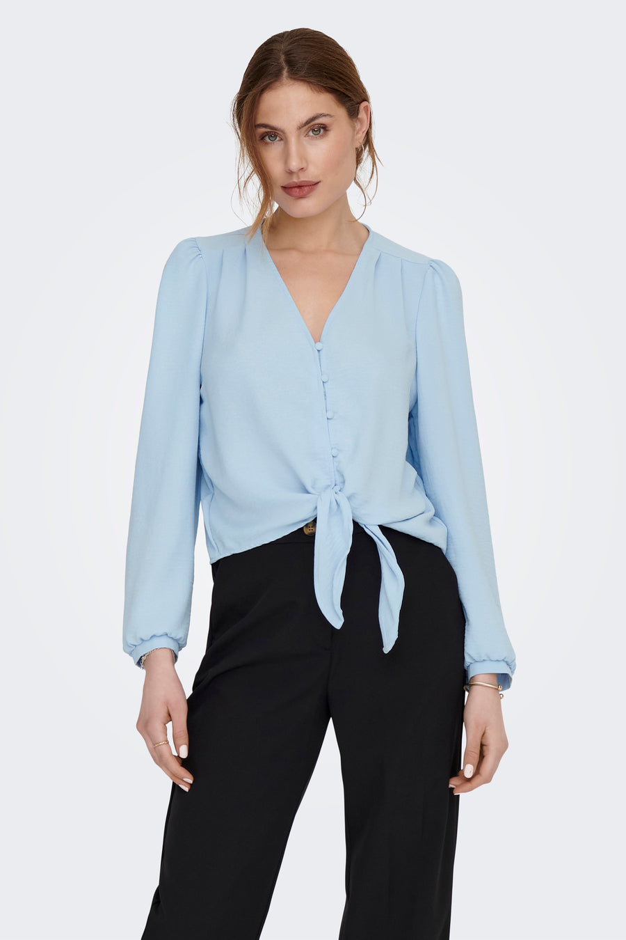 Blouse (lange mouwen) Blauw - ONLY®