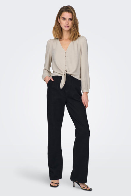 Blouse (lange mouwen) Grijs - ONLY®