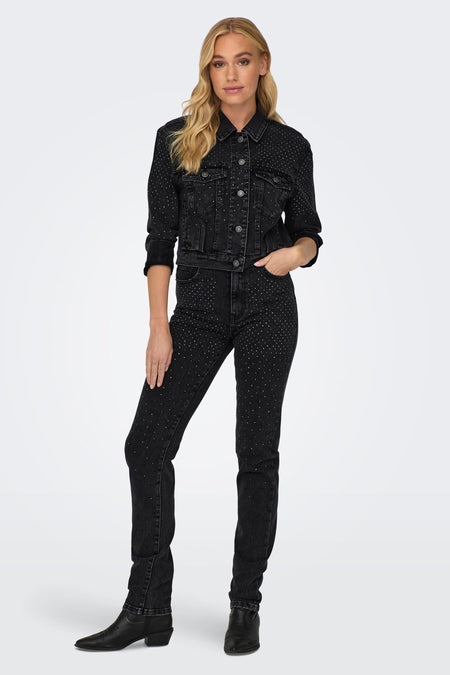 Mom Jeans Dark grey denim - ONLY®
