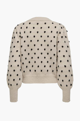 Trui met ronde hals Ecru - JDY