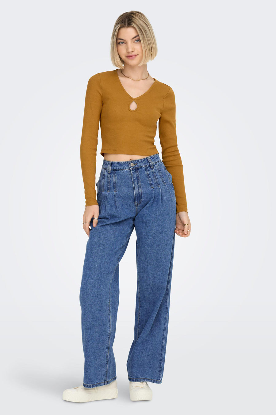 Top (lange mouwen) Bruin - ONLY®
