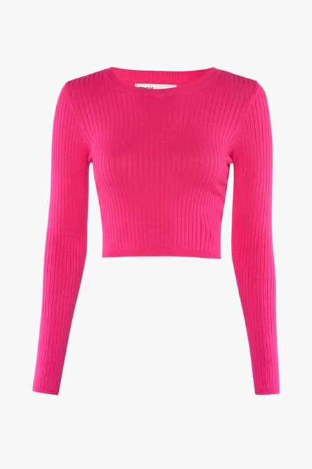 Trui met ronde hals Roze - ONLY®