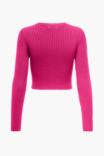 Trui met ronde hals Roze - ONLY®