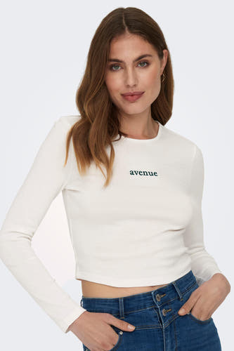 T-shirt (lange mouwen) Wit - ONLY®