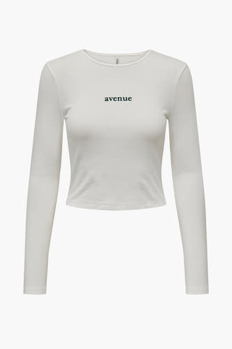 T-shirt (lange mouwen) Wit - ONLY®