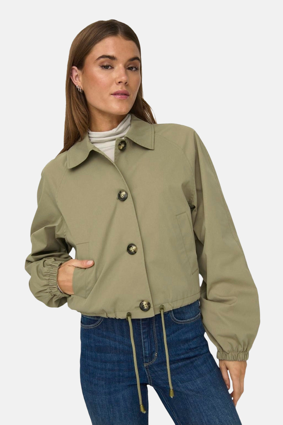 Korte jas Groen - ONLY®
