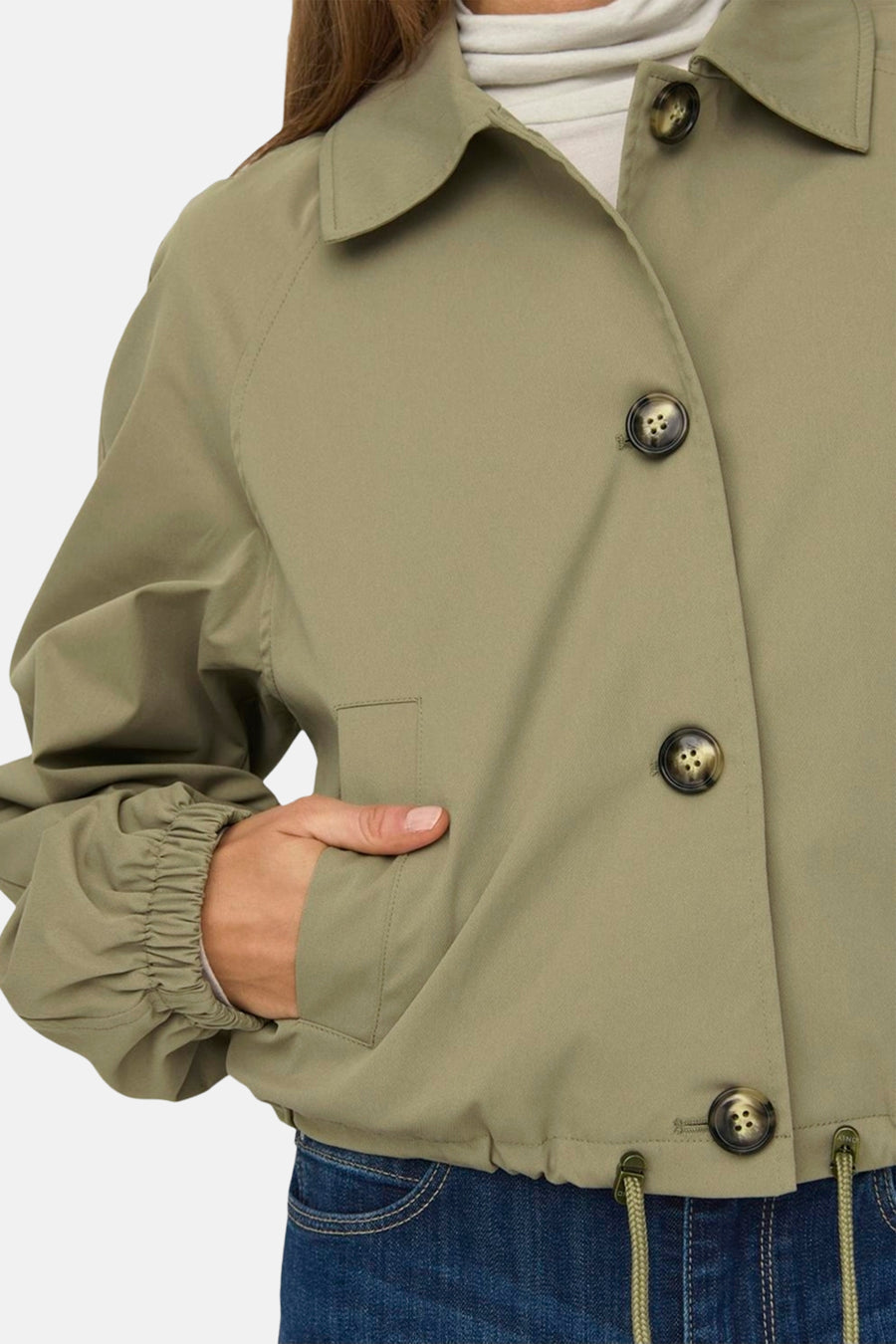Korte jas Groen - ONLY®