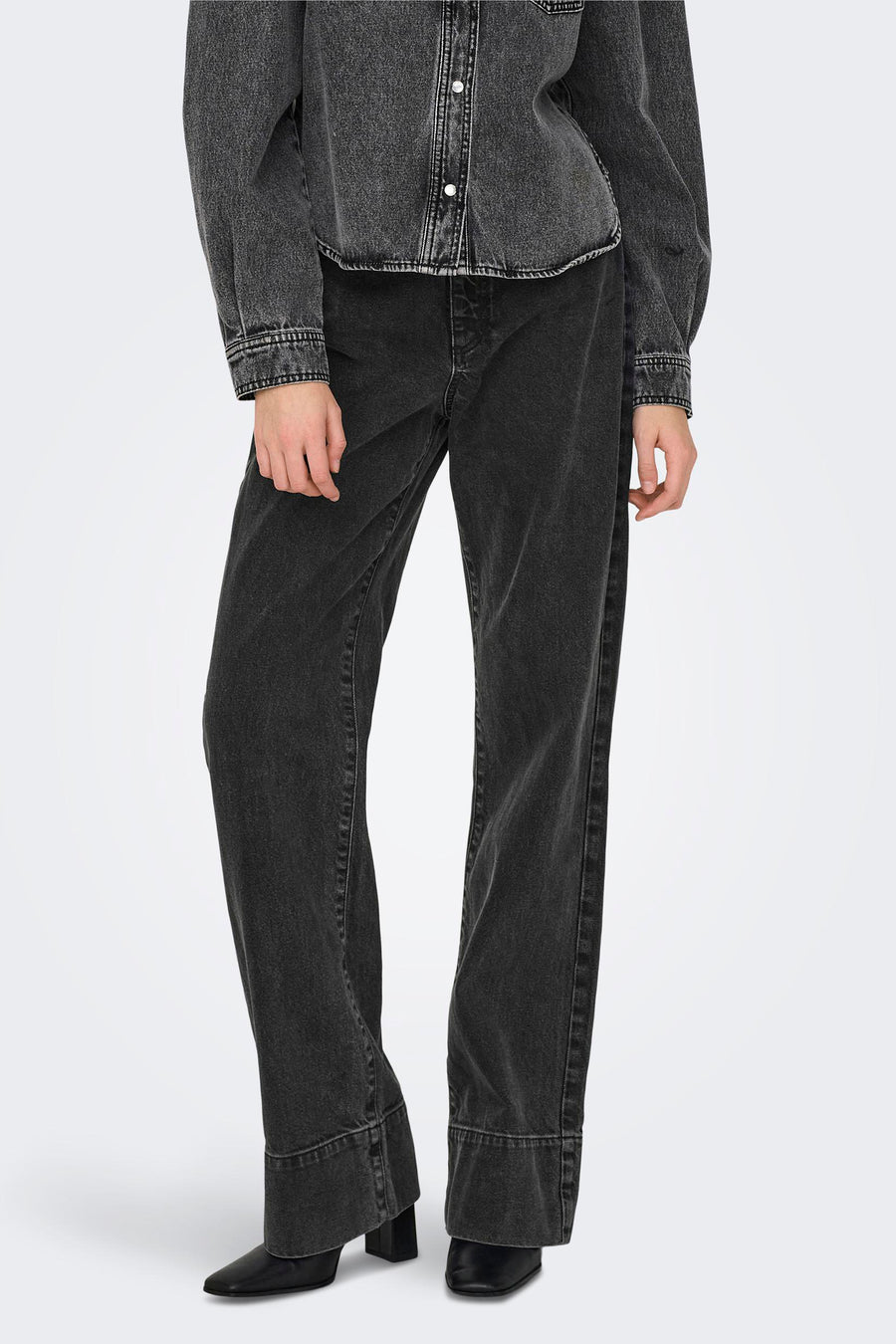 Jeans wide Zwart - ONLY®