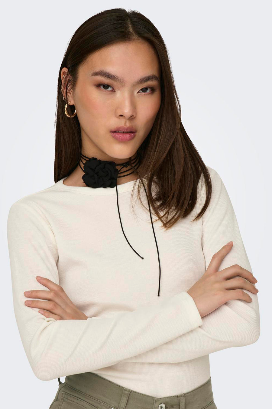 Top (lange mouwen) Wit - JDY
