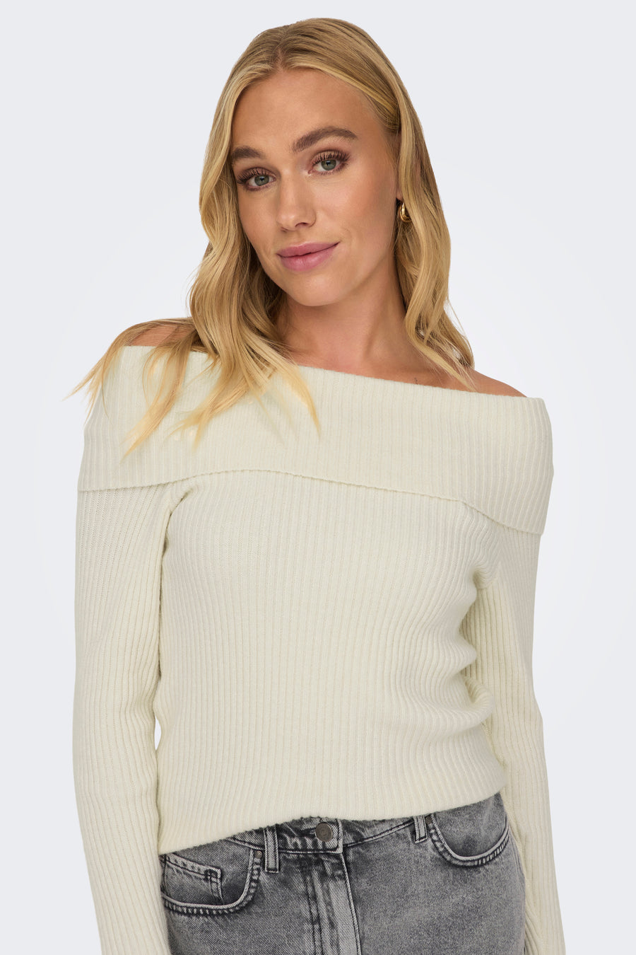 Trui (offshoulder) Wit - ONLY®