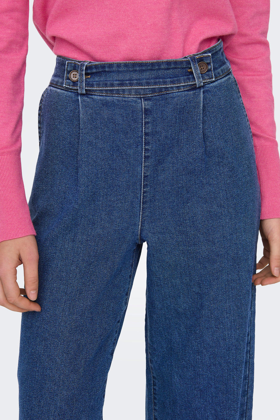 Jeans wide Mid blue denim - JDY