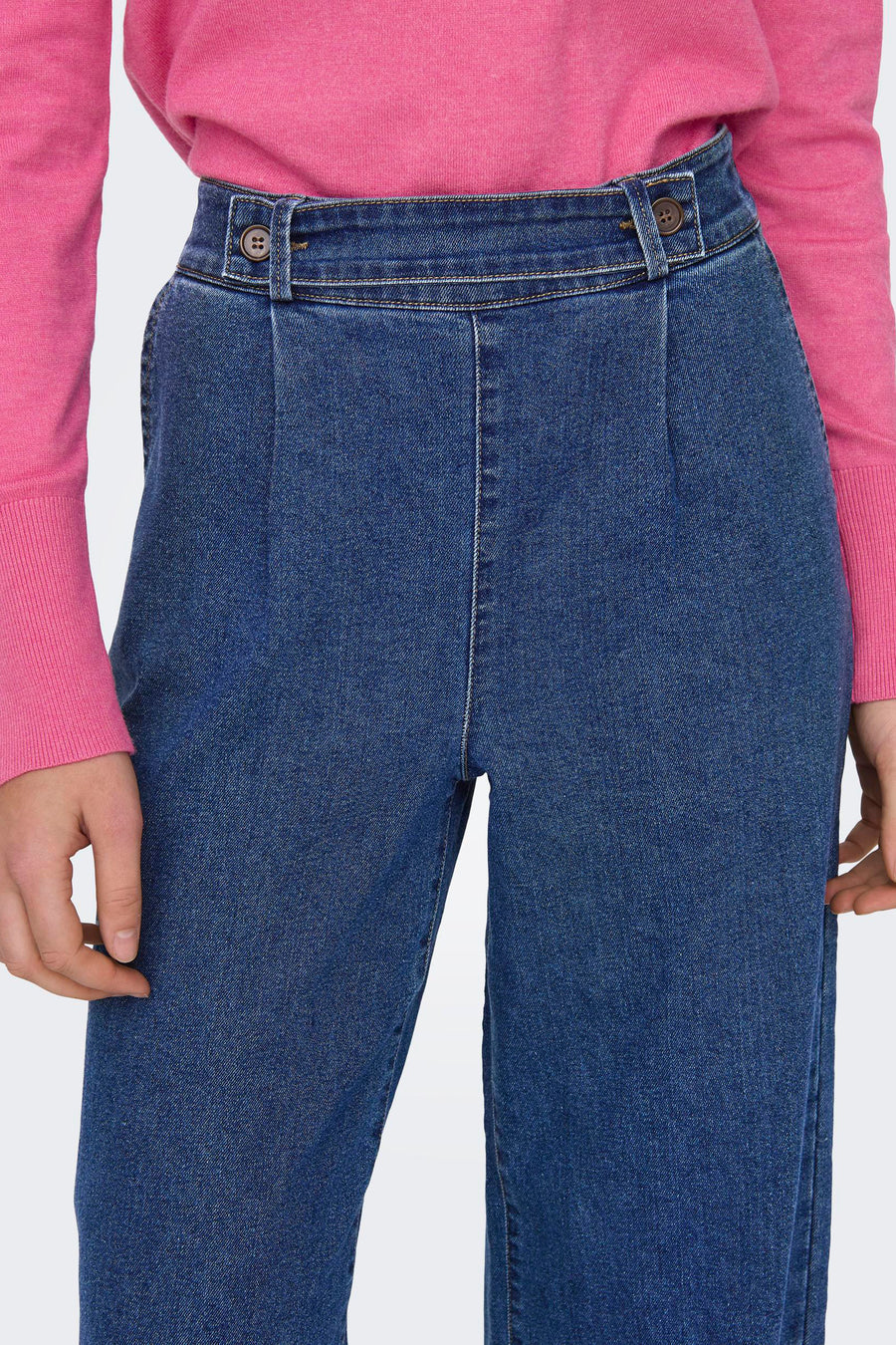 Jeans wide Mid blue denim - JDY