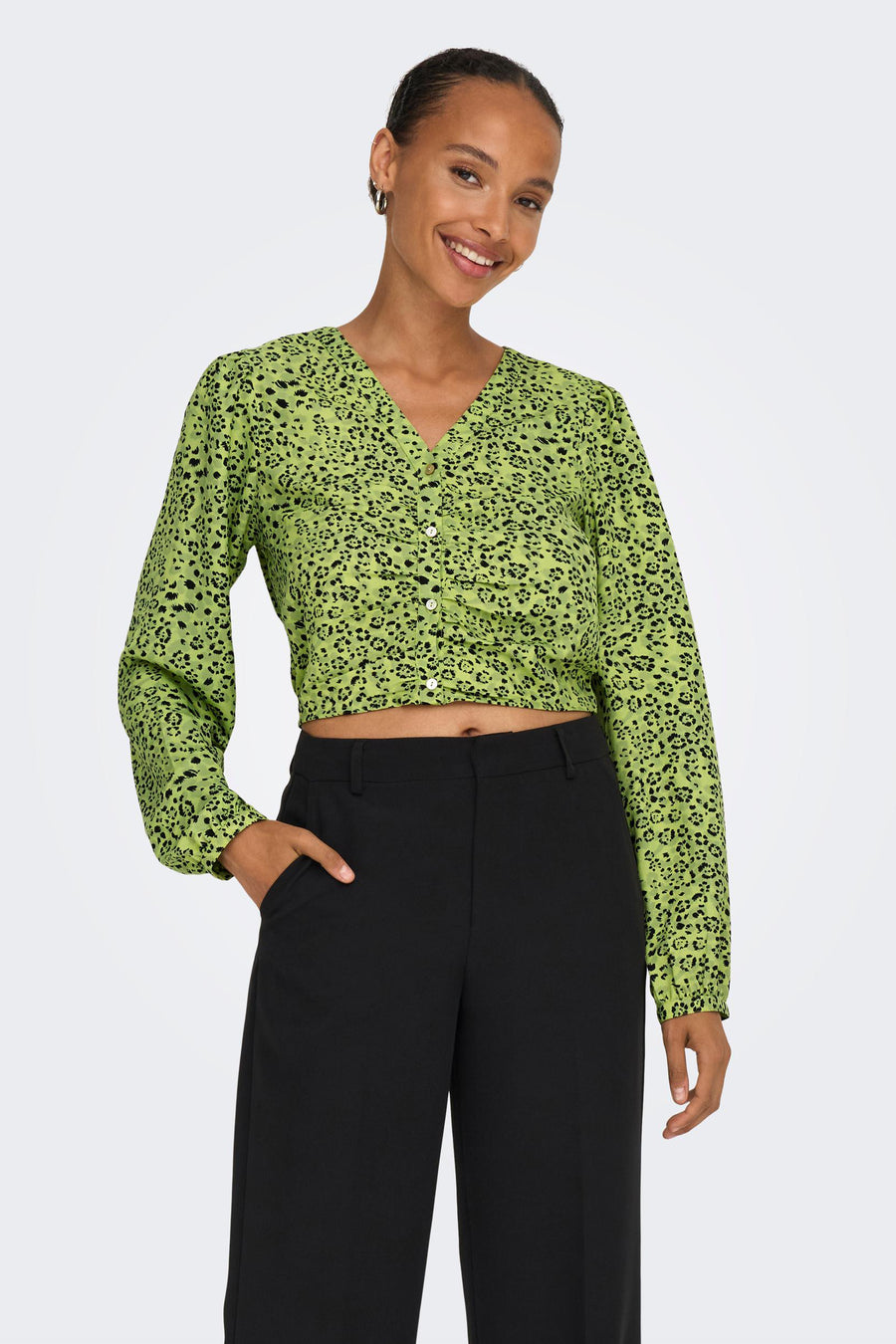 Blouse (lange mouwen) Groen - ONLY®