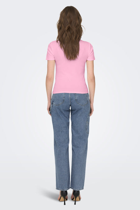 Top (korte mouwen) Roze - ONLY®