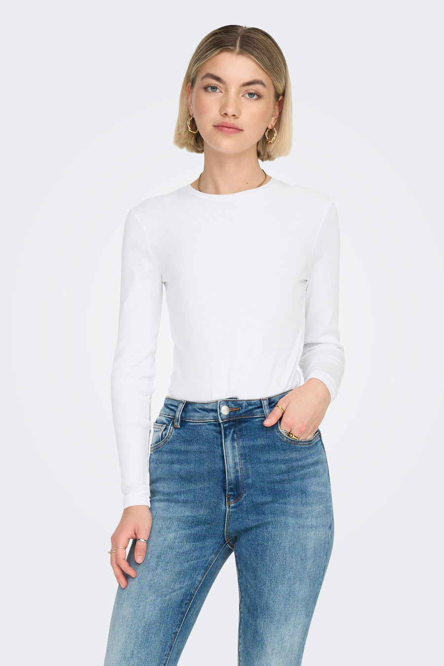 Top (lange mouwen) Wit - ONLY®