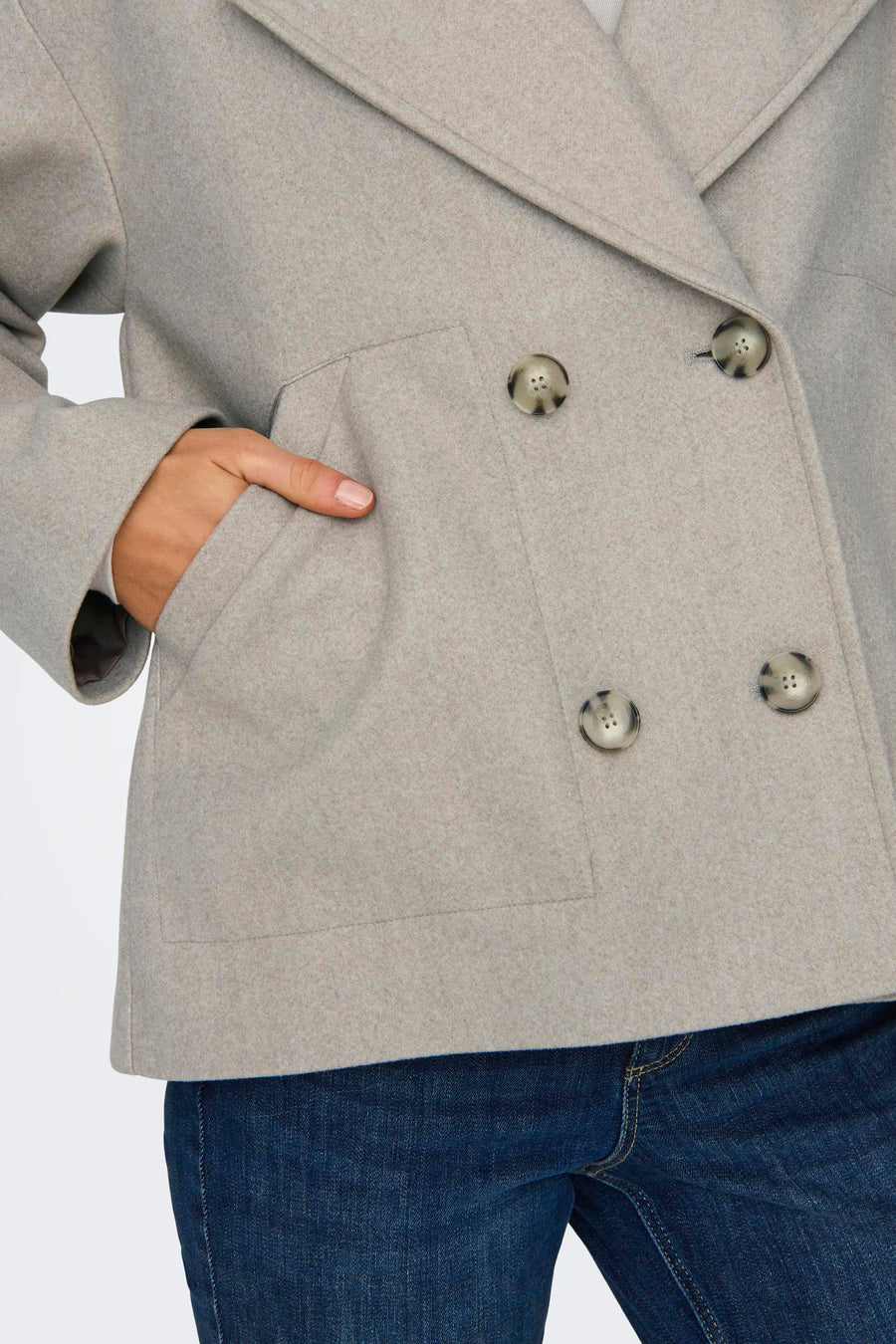 Korte jas Beige - ONLY®
