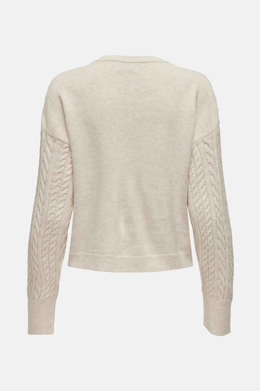 Trui met ronde hals Ecru - ONLY®