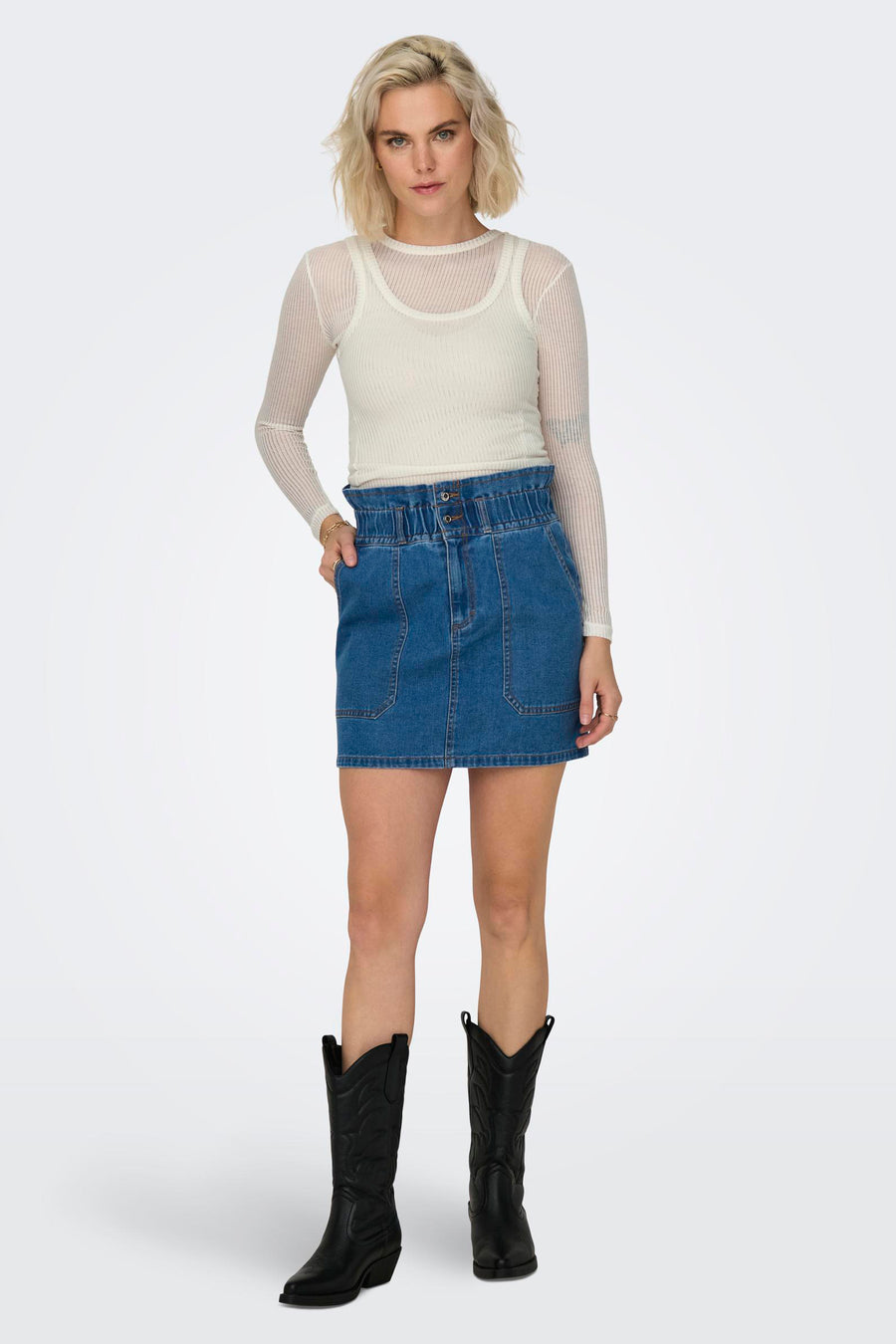 Top (lange mouwen) Wit - ONLY®