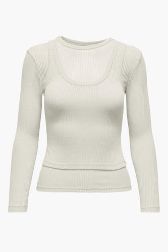 Top (lange mouwen) Wit - ONLY®
