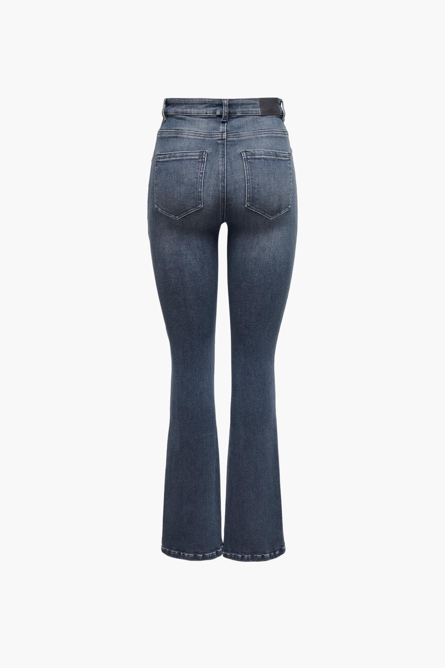 MILA FLARE - blue black denim