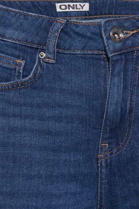 Short - mid blue denim
