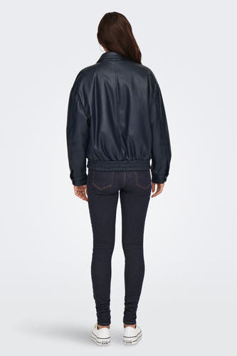 Lederen jas Blauw - ONLY®