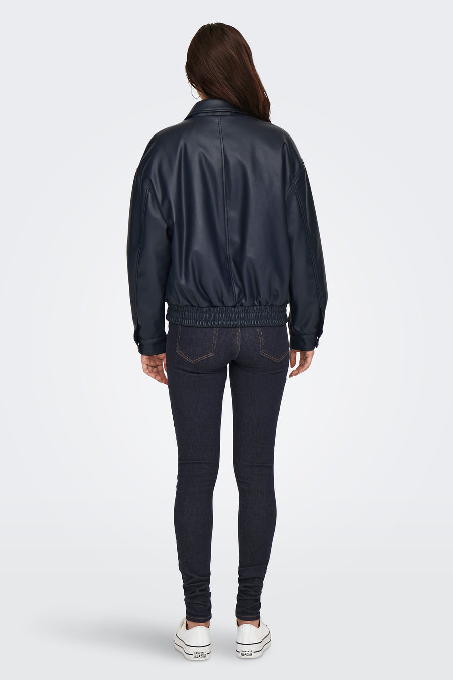 Lederen jas Blauw - ONLY®