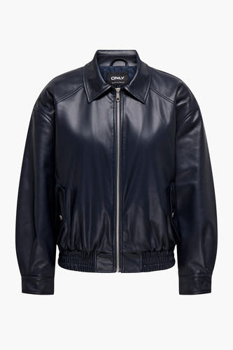 Lederen jas Blauw - ONLY®