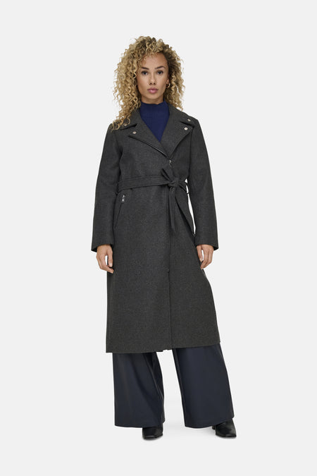 Lange jas Grijs - ONLY®