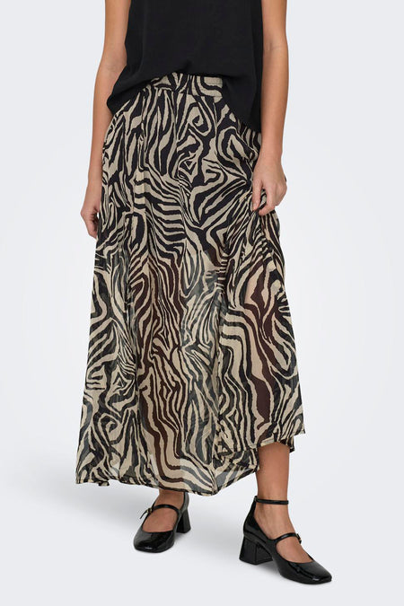 Rok (lang) Bruin - ONLY®