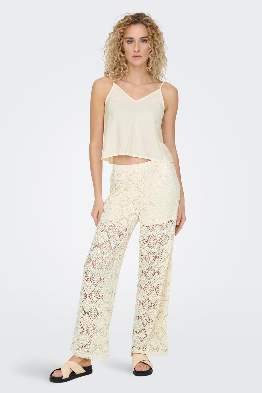 Blouse (zonder mouwen) Ecru - ONLY®