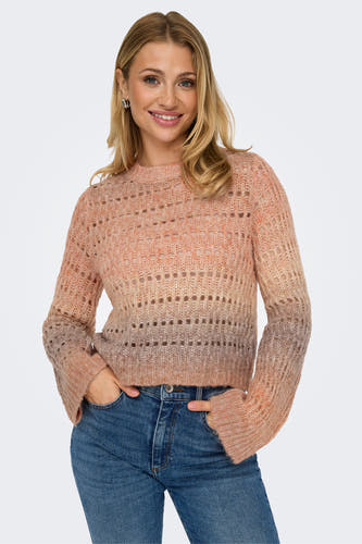 Trui met ronde hals Oranje - ONLY®