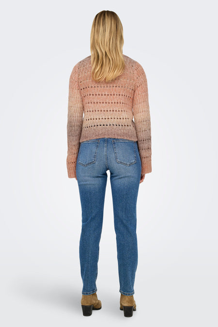 Trui met ronde hals Oranje - ONLY®