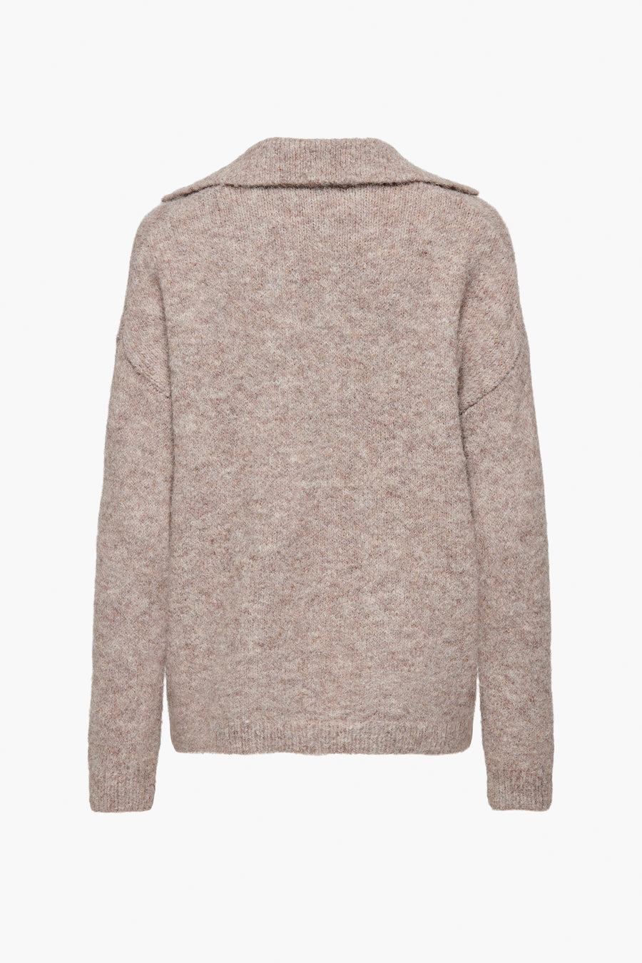 Trui met V-hals Beige - ONLY®
