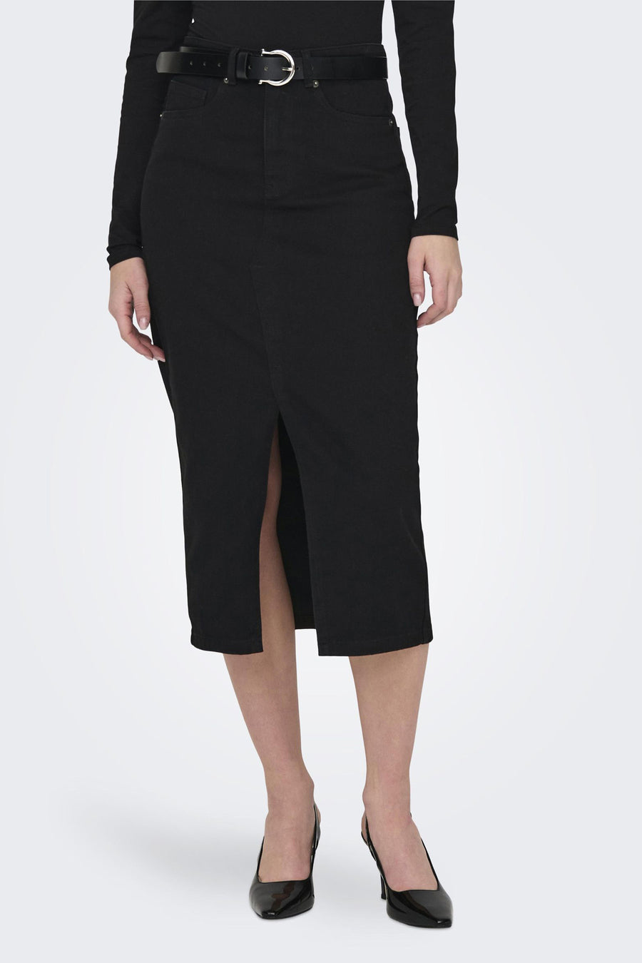 Rok 3/4 Black denim - ONLY®