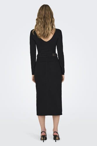 Rok 3/4 Black denim - ONLY®