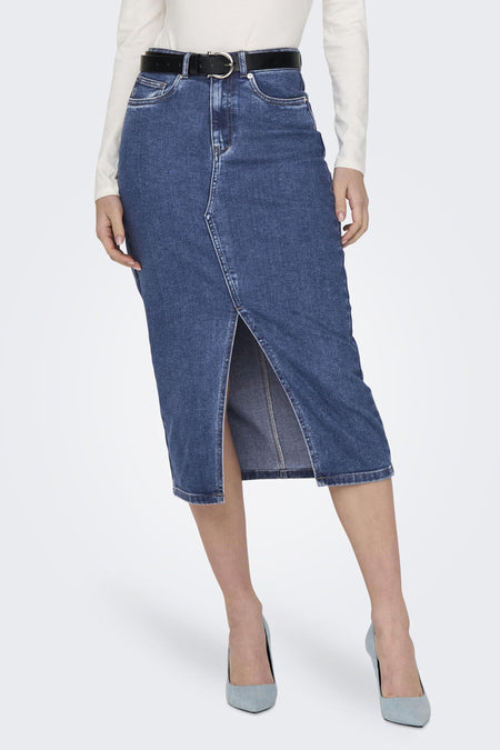 Rok 3/4 Mid blue denim - ONLY®