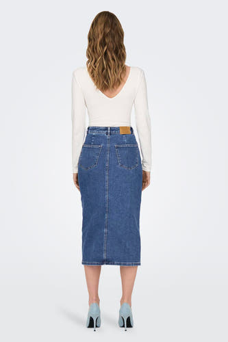 Rok 3/4 Mid blue denim - ONLY®