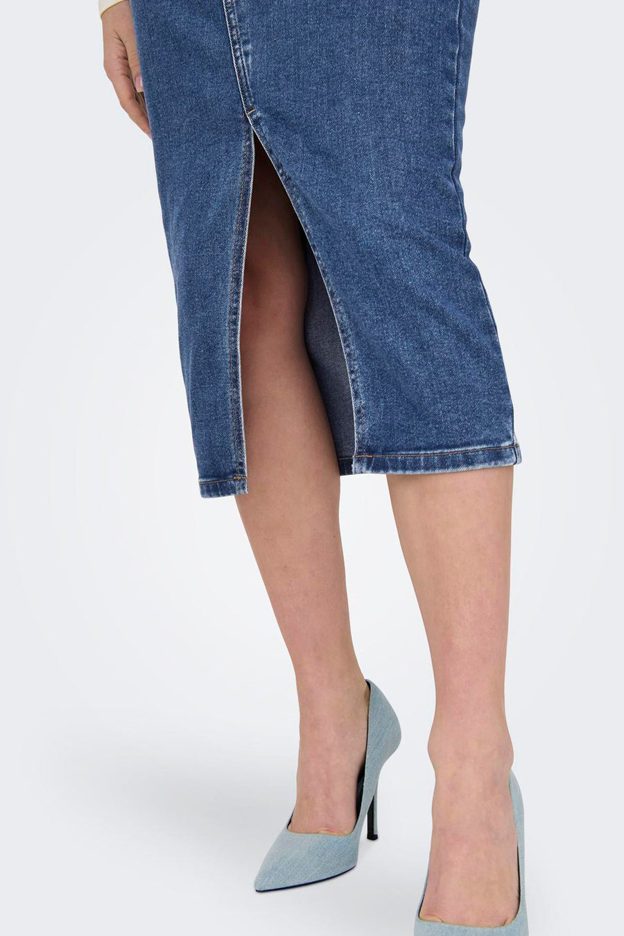 Rok 3/4 Mid blue denim - ONLY®