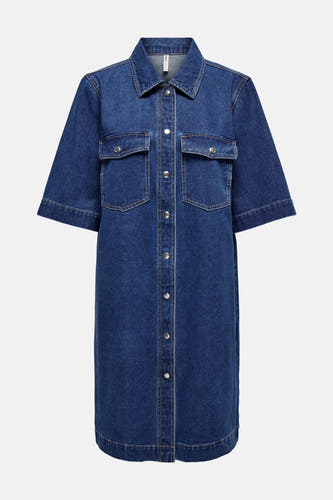 Kleedjes (korte mouwen) Dark blue denim - ONLY®