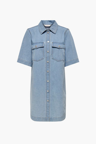 Kleedjes (korte mouwen) Light blue denim - ONLY®
