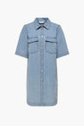 Kleedjes (korte mouwen) Light blue denim - ONLY®
