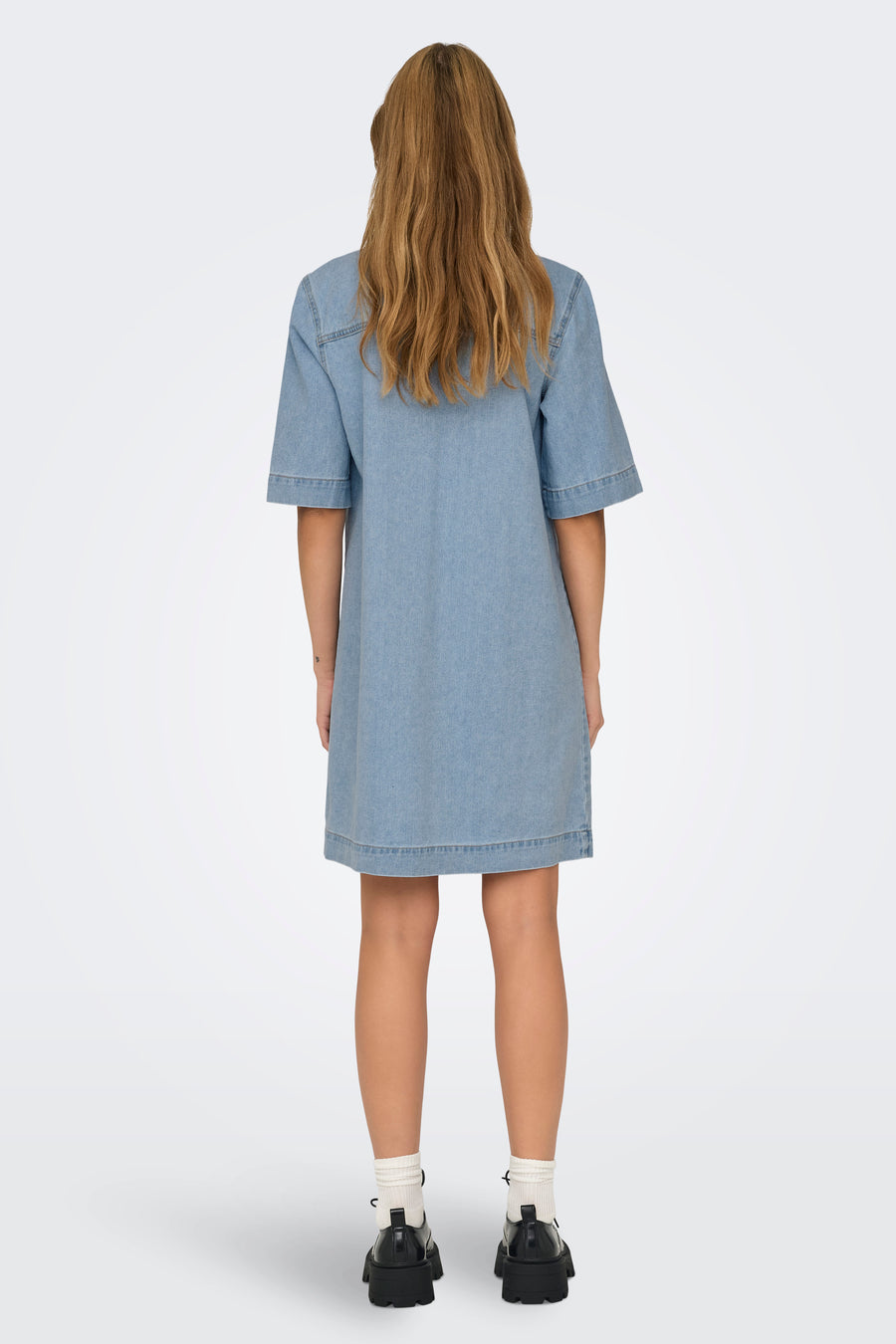 Kleedjes (korte mouwen) Light blue denim - ONLY®