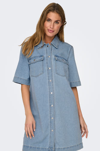 Kleedjes (korte mouwen) Light blue denim - ONLY®