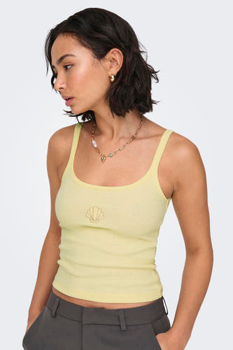 Top (zonder mouwen) Geel - ONLY®