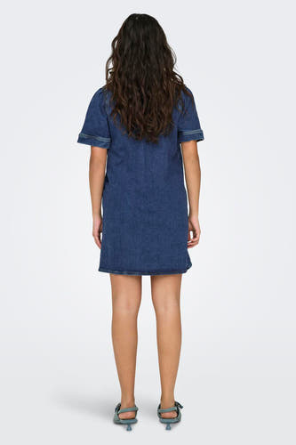 Kleedjes (korte mouwen) Dark blue denim - ONLY®