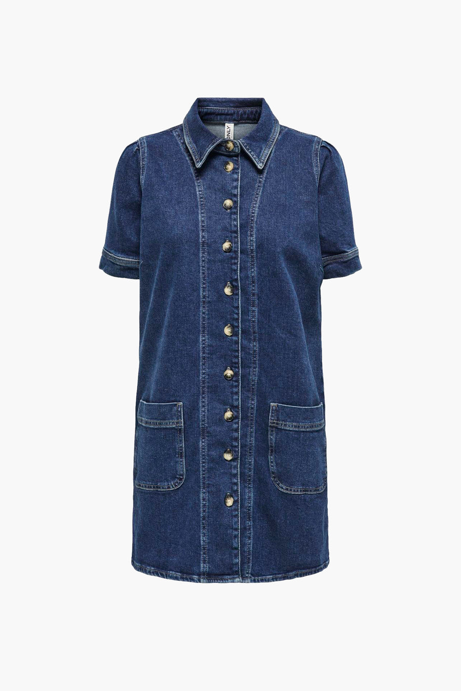 Kleedjes (korte mouwen) Dark blue denim - ONLY®